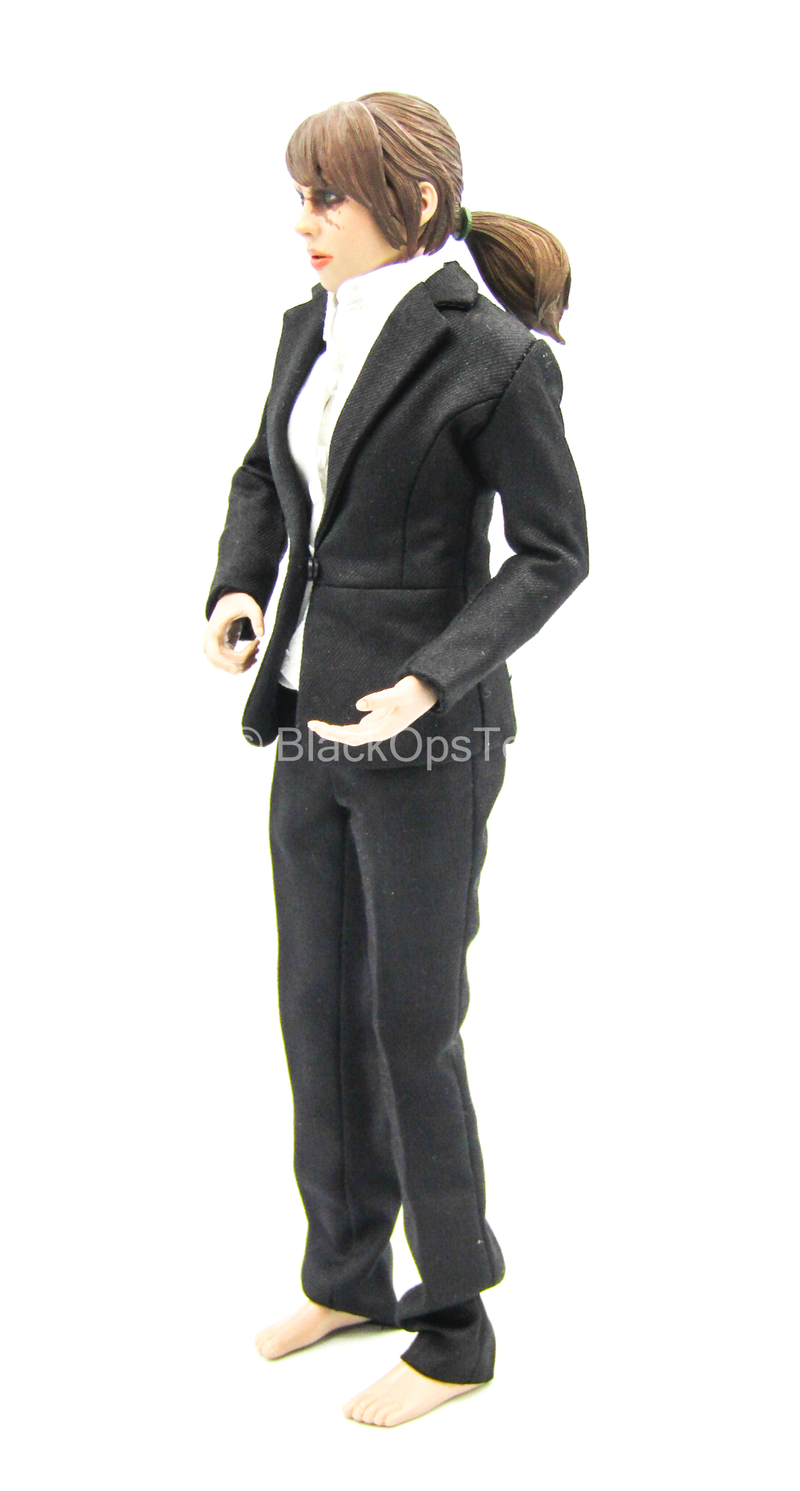 Load image into Gallery viewer, Female Black Suit Set w/Belt
