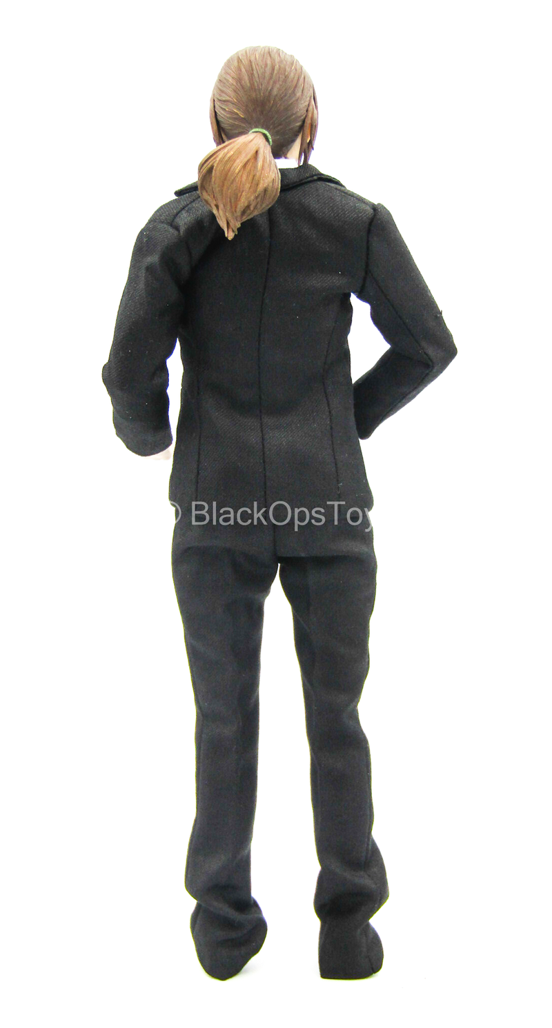 Load image into Gallery viewer, Female Black Suit Set w/Belt
