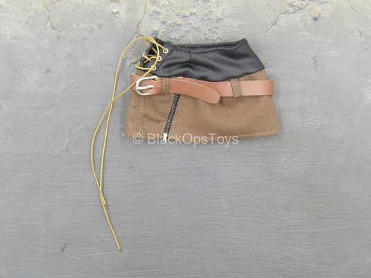 Lightning Girl - Brown Skirt w/Belt