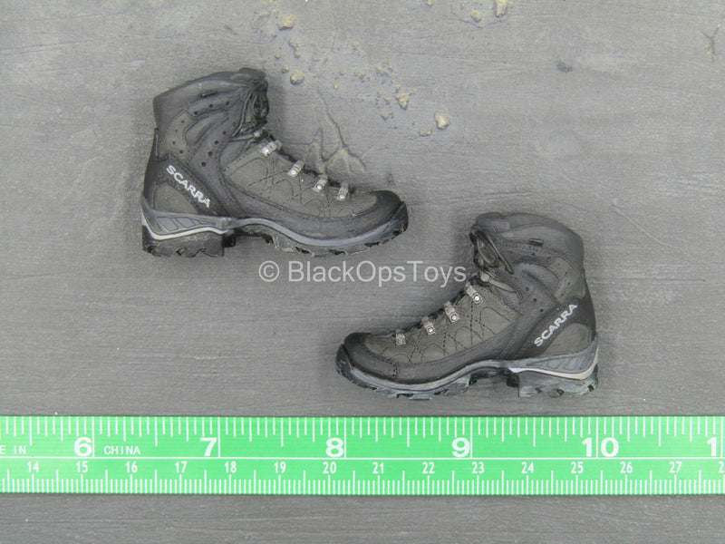 Load image into Gallery viewer, FBI - CIRG - Black Combat Boots (Peg Type)

