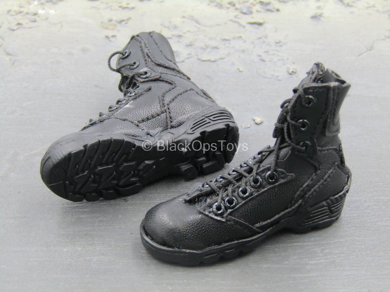 Load image into Gallery viewer, PAP Shannante Team - Black Combat Boots (Foot Type)
