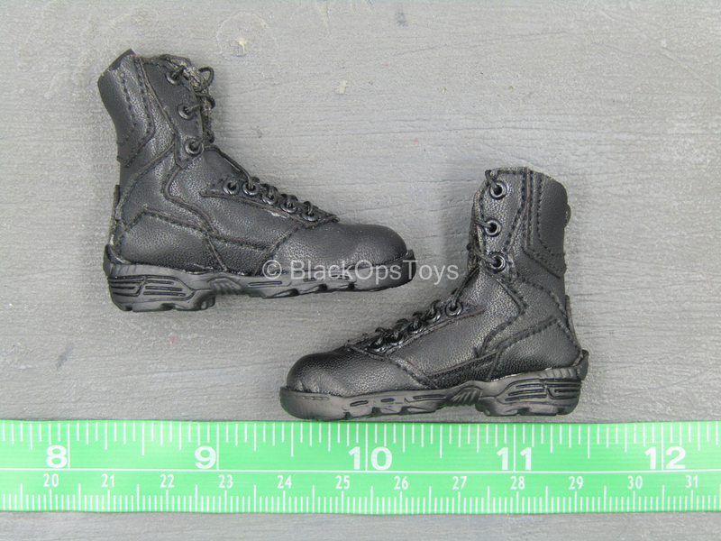 Load image into Gallery viewer, PAP Shannante Team - Black Combat Boots (Foot Type)
