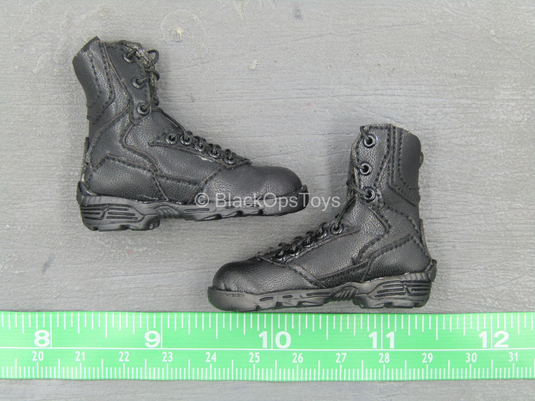 PAP Shannante Team - Black Combat Boots (Foot Type)