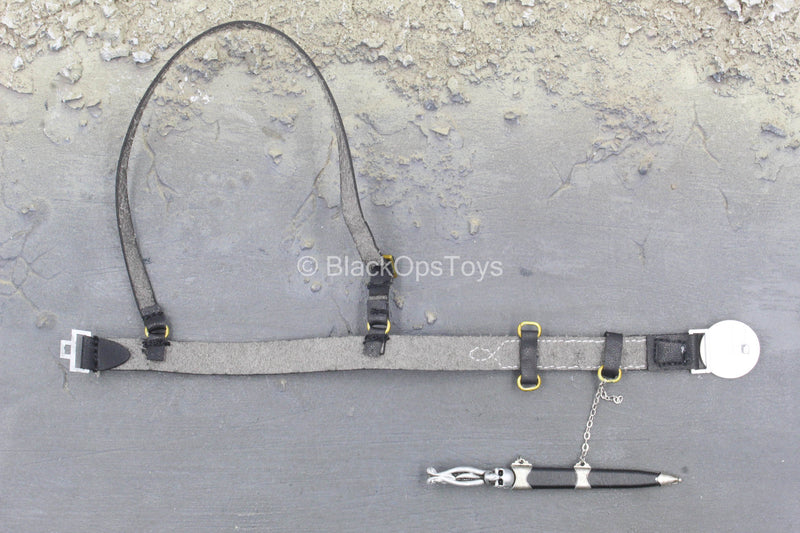 Load image into Gallery viewer, Captain America - Red Skull - Black Hydra Belt w/Officers Knife
