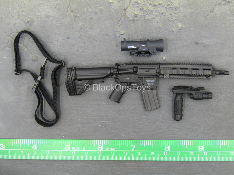 Load image into Gallery viewer, Secret Service Agent - Mark - Black HK416 Assault Rifle Set
