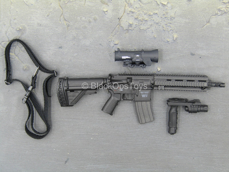 Load image into Gallery viewer, Secret Service Agent - Mark - Black HK416 Assault Rifle Set
