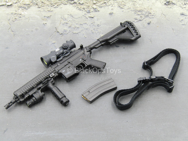 Load image into Gallery viewer, Secret Service Agent - Mark - Black HK416 Assault Rifle Set
