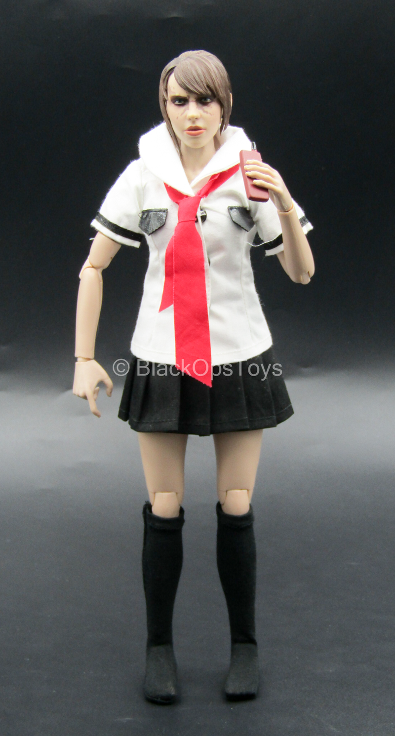 Load image into Gallery viewer, Female Schoolgirl Uniform Set w/Cell Phone

