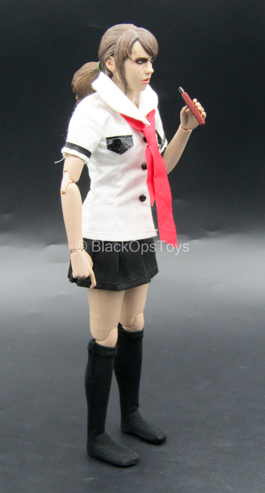 Female Schoolgirl Uniform Set w/Cell Phone