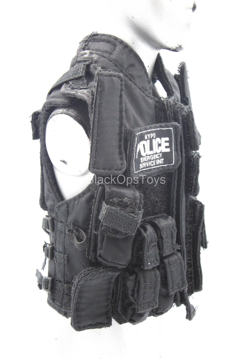 Load image into Gallery viewer, Emergency Service Unit - Black Police Vest
