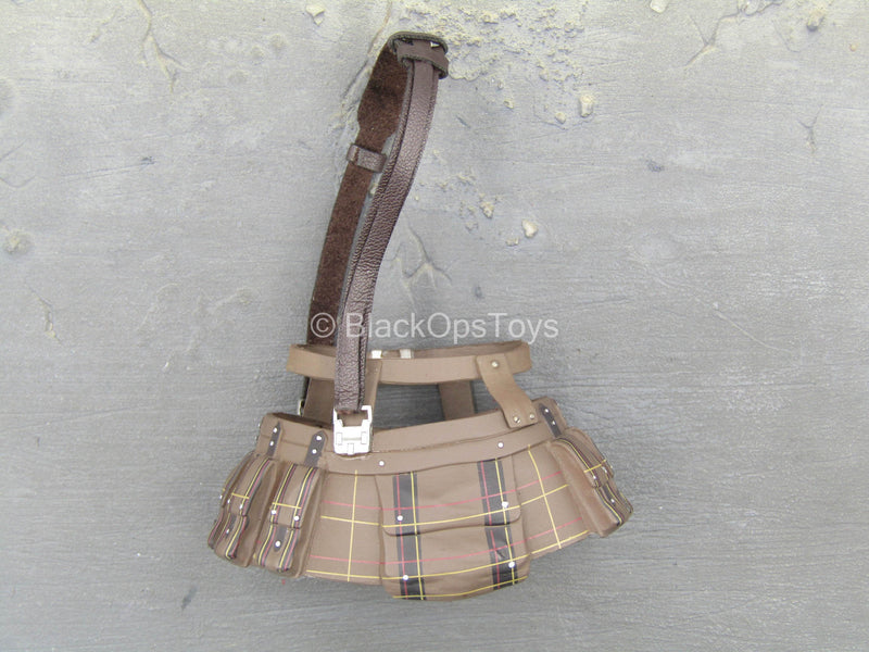 Load image into Gallery viewer, Devil May Cry 3 - Lady - Brown Molded Skirt w/Leather-Like Strap
