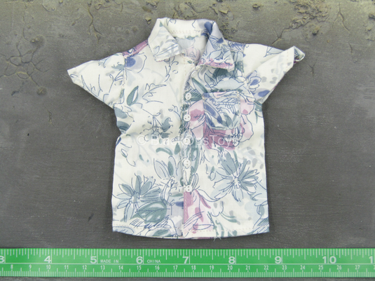 80's Tropical Shirt w/Tan Shorts