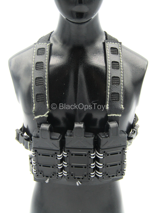 Doom's Day Kit - Black Chest Rig w/7.62 Fast Mag Holsters