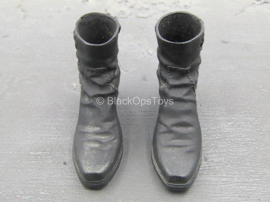 Sweeney Todd Black Boots Peg Type