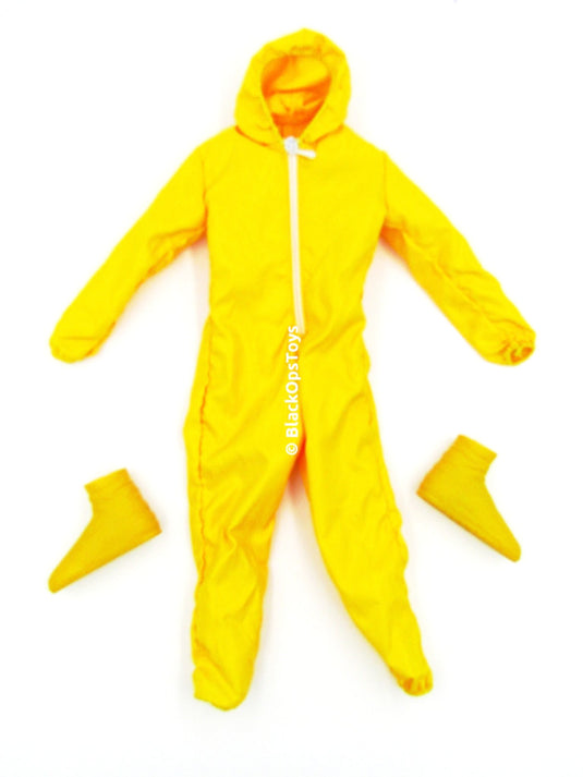 Biohazard Boy - Yellow Jump Suit & Boot (Peg Type) Set