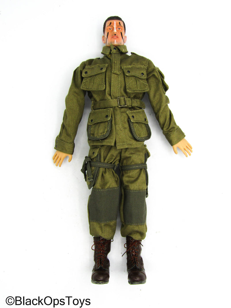 Load image into Gallery viewer, WWII - US 82nd Airborne Division - Complete Dressed Body w/Face Painted Head Sculpt
