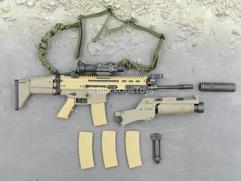 Load image into Gallery viewer, US Rangers - MK16 Scar-L Assault Rifle w/Grenade Launcher
