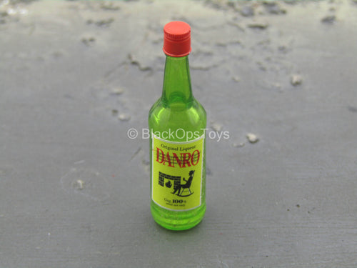 Green Alcohol Bottle