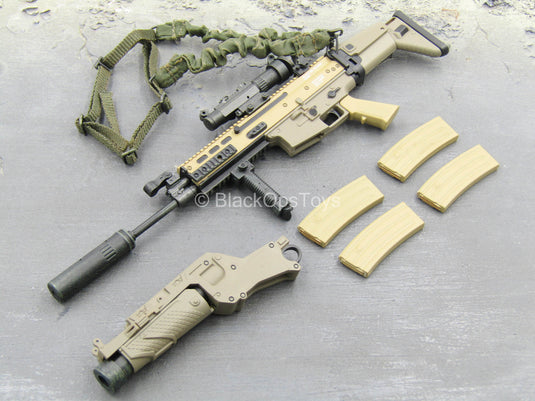 US Rangers - MK16 Scar-L Assault Rifle w/Grenade Launcher