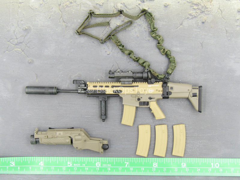 Load image into Gallery viewer, US Rangers - MK16 Scar-L Assault Rifle w/Grenade Launcher
