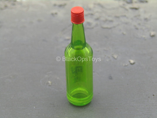 Green Alcohol Bottle