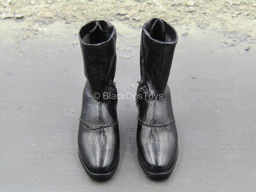 Star Wars - Lando Calrissian - Black Leather-Like Boots (Peg Type)