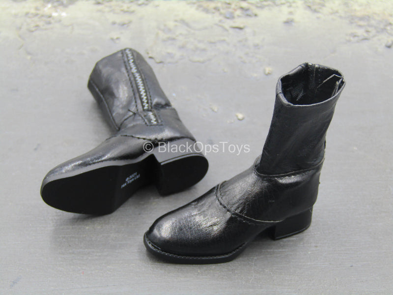 Load image into Gallery viewer, Star Wars - Lando Calrissian - Black Leather-Like Boots (Peg Type)
