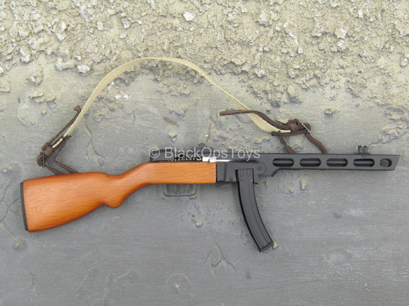 Load image into Gallery viewer, WWII - German Radio Operator - Metal PPSH Submachine Gun
