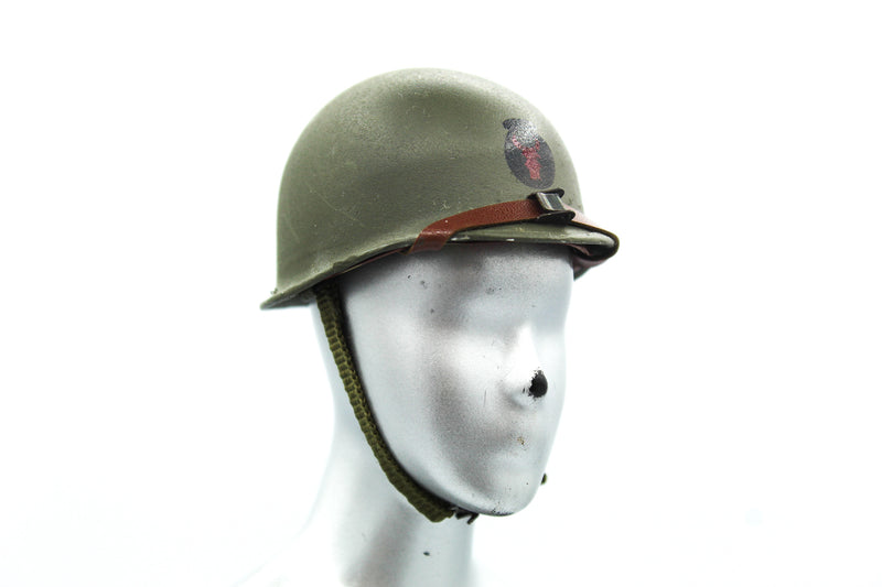 Load image into Gallery viewer, WWII - Infantry - Henry Kano - Metal OD Green Helmet

