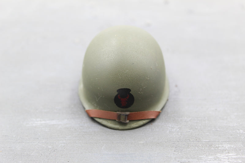 Load image into Gallery viewer, WWII - Infantry - Henry Kano - Metal OD Green Helmet
