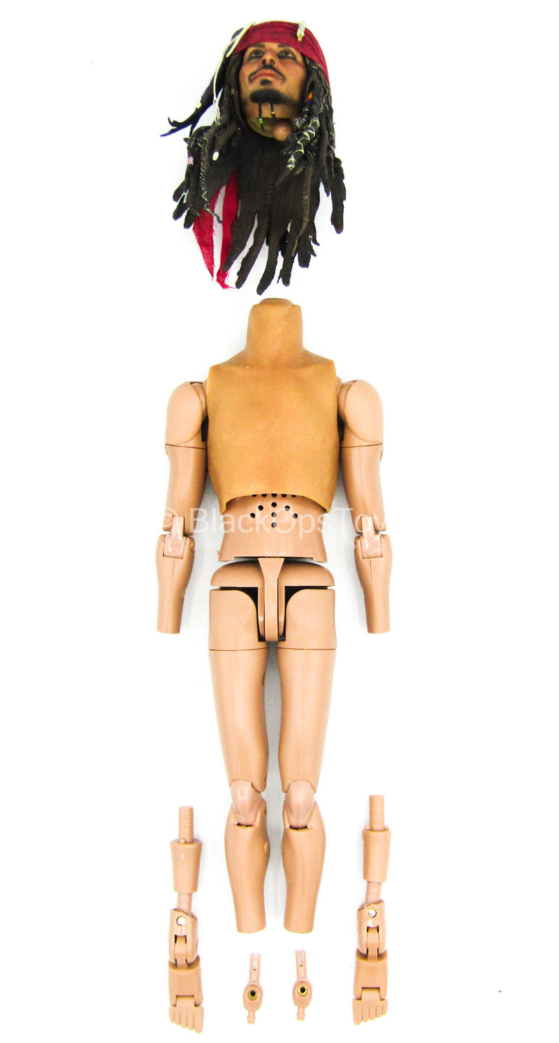 Load image into Gallery viewer, POTC - Pirate Jack Sparrow - Male Talking Body w/Head Sculpt
