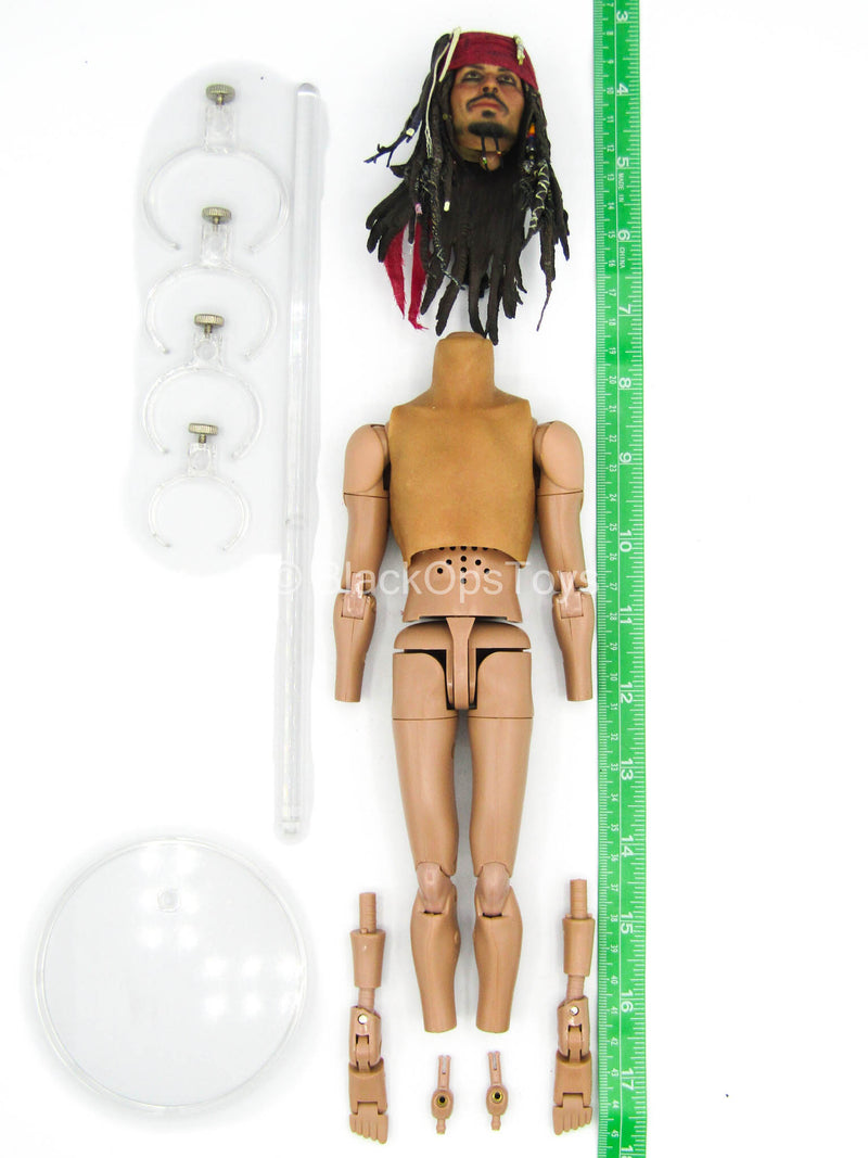 Load image into Gallery viewer, POTC - Pirate Jack Sparrow - Male Talking Body w/Head Sculpt
