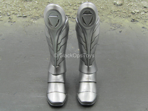 Gambit - Silver Like 2-Part Boots (Peg Type)