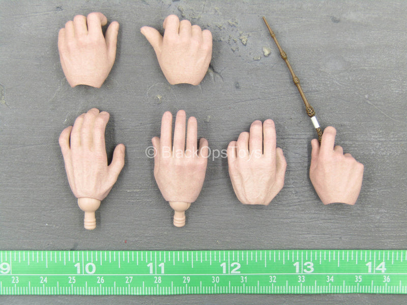 Load image into Gallery viewer, Fantastic Beasts - Gellert - Male Wand Hand Set (x6)
