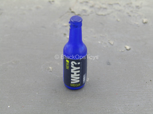 Blue Alcohol Bottle