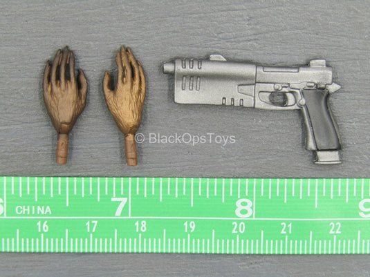 Sully Custom Sully Custom - GOTG - Grey Blaster Pistol w/Racoon Hand Set – BlackOpsToys