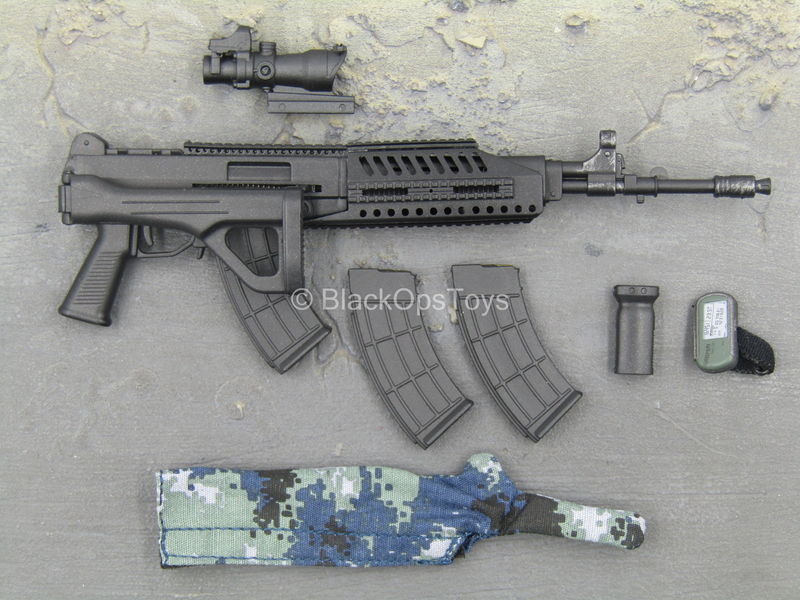 Load image into Gallery viewer, PLA Airborne Trooper - QBZ-03 Assault Rifle w/Barrel Cover
