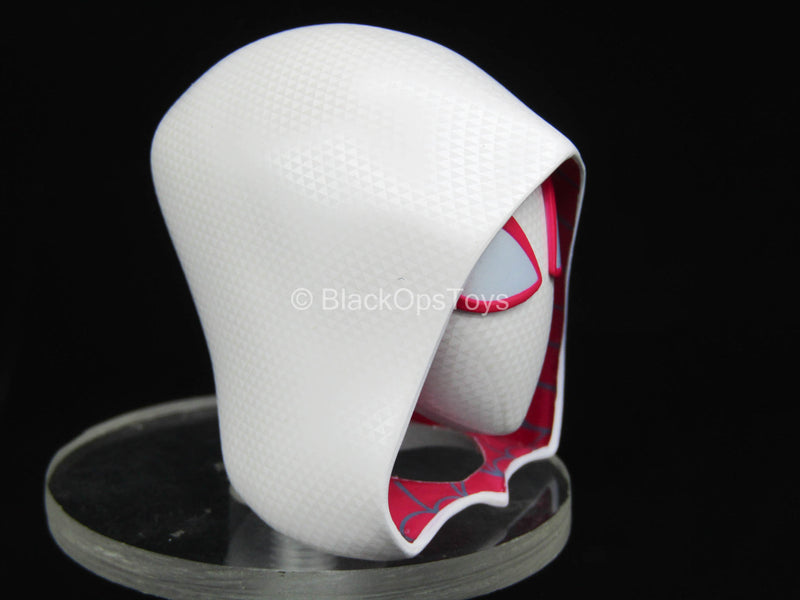 Load image into Gallery viewer, Gwen Stacey - White &amp; Pink Hooded Female Head Sculpt w/Eyes
