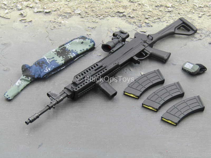 Load image into Gallery viewer, PLA Airborne Trooper - QBZ-03 Assault Rifle w/Barrel Cover
