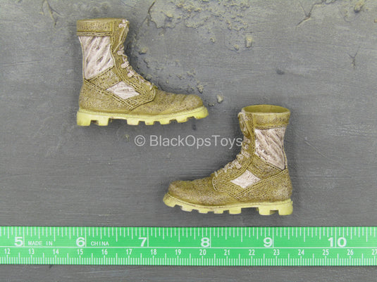 UNIFORM - Tan Combat Boots (Peg Type) Type 1
