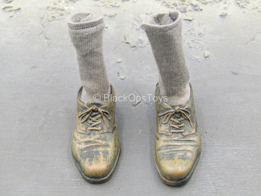 Léon The Professional - Weathered Shoes w/Socks (Peg Type)