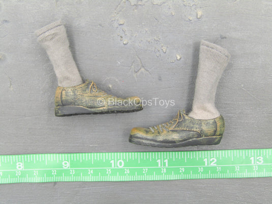 Léon The Professional - Weathered Shoes w/Socks (Peg Type)