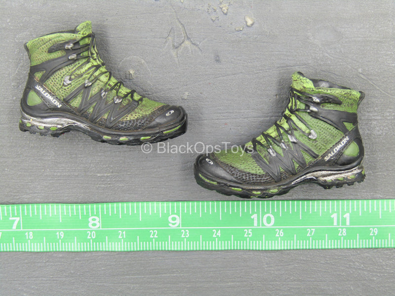 Load image into Gallery viewer, NSWDG - Tandem HALO - Green Combat Boots (Peg Type)
