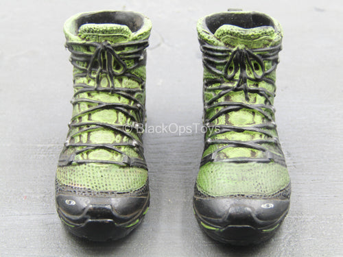 NSWDG - Tandem HALO - Green Combat Boots (Peg Type)