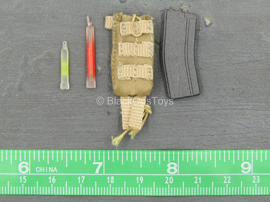 USAF CCT - Tan MOLLE AR Mag Pouch w/30 Round 5.56 Magazine