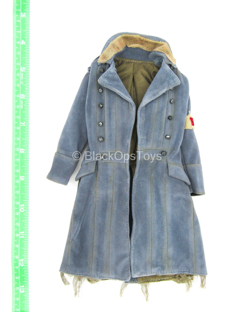 Load image into Gallery viewer, TERMINATOR - Marcus Wright - Blue Trench Coat
