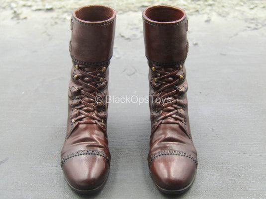 Fantastic Beasts - Newt - Brown Boots (Peg Type)