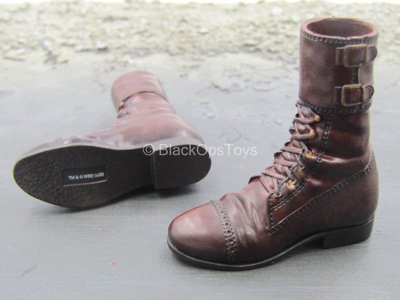Load image into Gallery viewer, Fantastic Beasts - Newt - Brown Boots (Peg Type)
