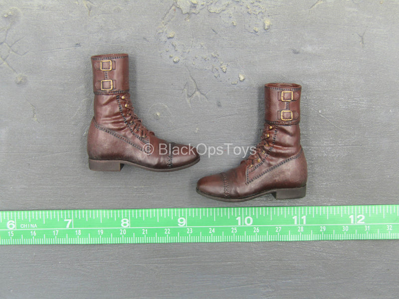 Load image into Gallery viewer, Fantastic Beasts - Newt - Brown Boots (Peg Type)
