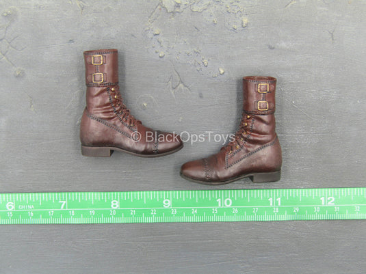 Fantastic Beasts - Newt - Brown Boots (Peg Type)